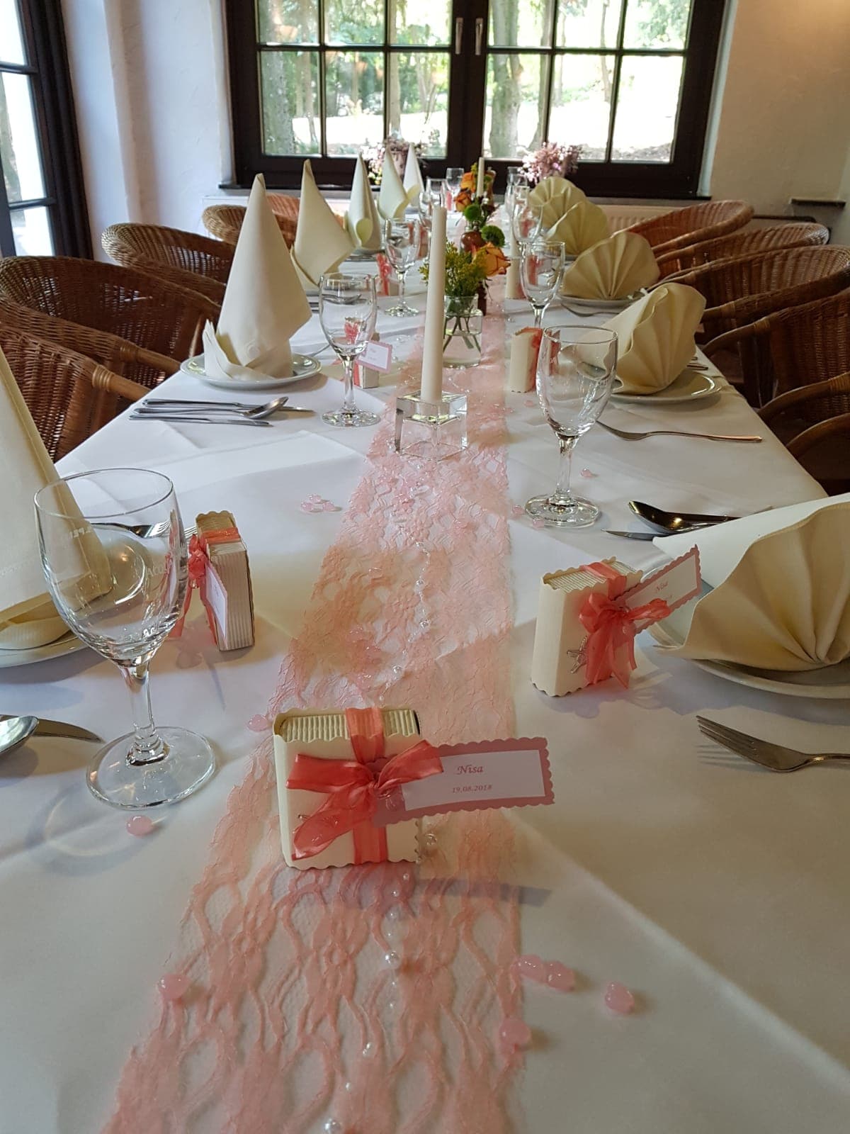 Galerie mit Zugang zur Lounge
